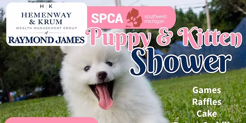 Puppy and Kitten Shower 2026