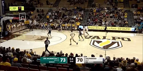 North Carolina Wilmington Seahawks Basketball vs. Valparaiso University Basketball