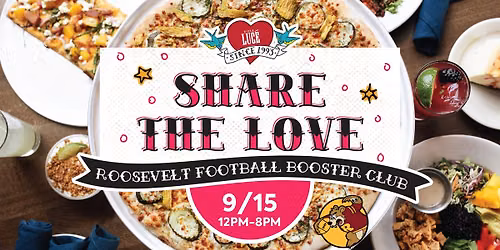 Share The Love with Roosevelt Football Booster Club!