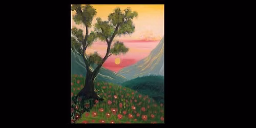 \ud83c\udfa8 Paint and Sip: Majestic Mountains \u26f0\ufe0f\u2728