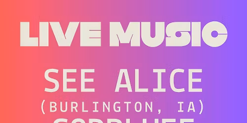 Live Music at Noble House Kava w\/ See Alice, Godbluff & Alex Crow