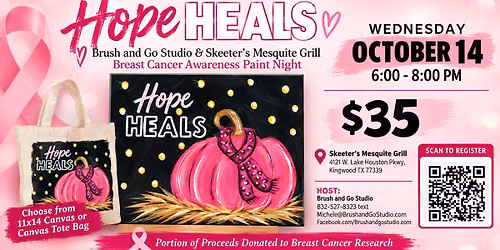 Hope Heals Breast Cancer Awareness Paint Night