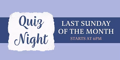 QUIZ NIGHT at The Swan