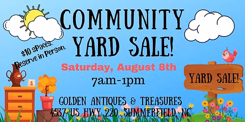 Community Yard Sale!