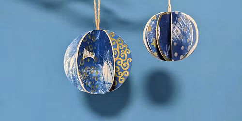 AN EVENING OF FESTIVE CRAFT & CREATIVITY - CYANOTYPE PRINTING & DECORATIONS