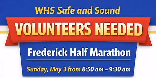 Volunteer for the Frederick Half Marathon