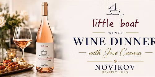 Little Boat Wine Dinner at Novikov Beverly Hills