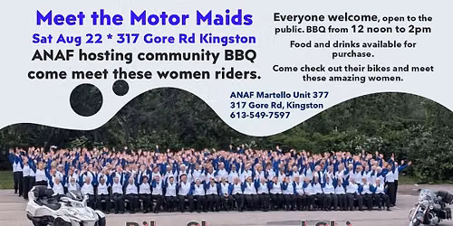 Show and Shine meet the Motor Maids all female motorcycle riders