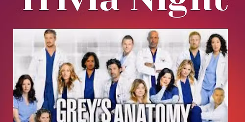 Trivia Night- Grey's Anatomy
