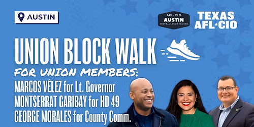 Run-Off Union Block Walk for Union Members