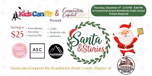 Santa and Stories - A Kids Can Fly & Cornerstone Capital Financial Group Event