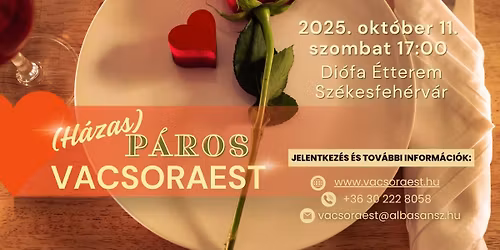  (házas)PÁROS VACSORAEST