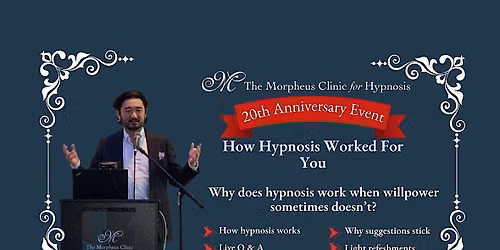 20th Anniversary Event:  How Hypnosis Worked For You (FREE)