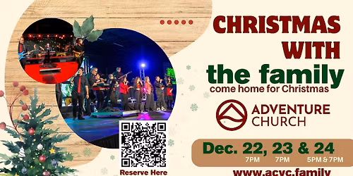 Adventure's Christmas Eve Services!
