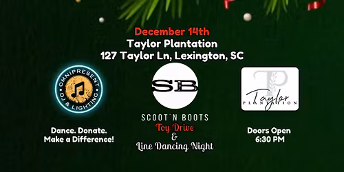 Boots For Tots - Line Dancing & Toy Drive
