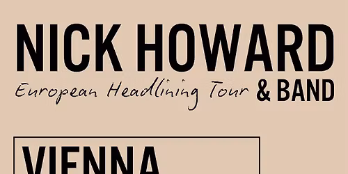 Nick Howard Live in Vienna