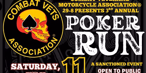 CVMA\u00ae Chapter 29-8 3rd Annual Poker Run!