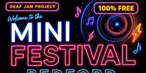 BEDFORD FREE MINI FESTIVAL AUGUST 29\/30 2026