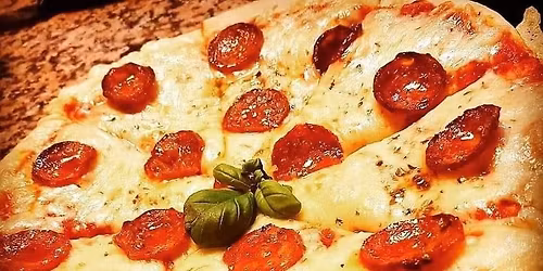 Pizzakveld p\u00e5 Vertshuset Perla.