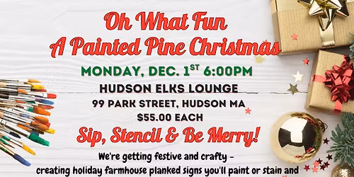 A Painted Pine Christmas Workshop