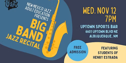 Big Band Jazz Recital