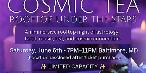 Cosmic Tea: Rooftop Under The Stars
