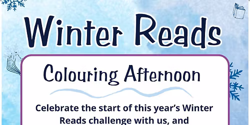 Winter Reads Colouring Afternoon
