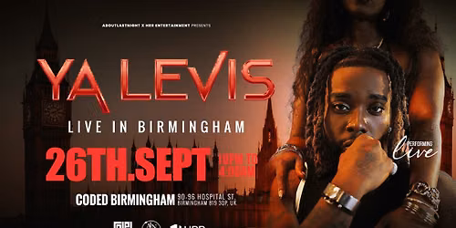 YA LEVIS Perf Live BIRMINGHAM 26\/08