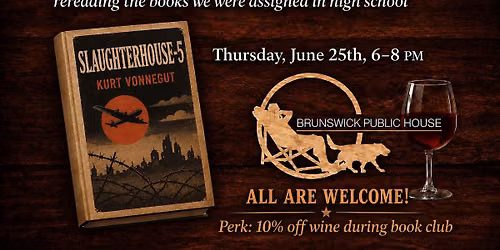 June High School Book Club at the Pub