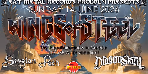 Wings Of Steel - Dragonskull - Stygian Path live in Athens!!!