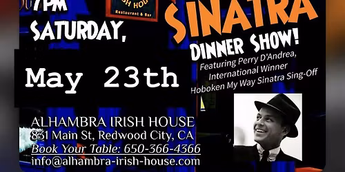 Perry Sing Sinatra Dinner Show! Frank Sinatra live music tribute