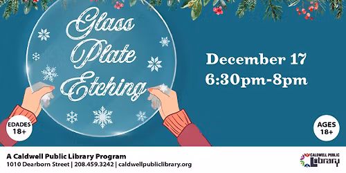 Seasonal Craft: Glass Plate Etching