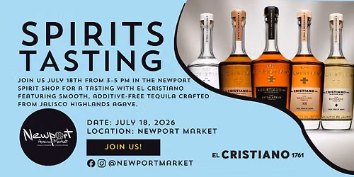 El Cristiano Tequila | Newport Market Tasting
