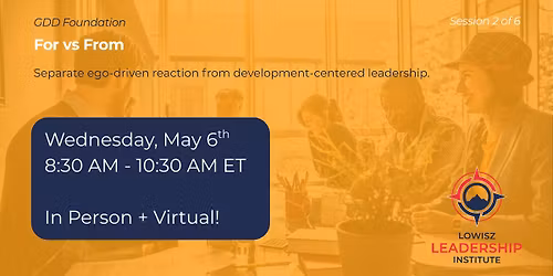 GDD Foundation: For vs From