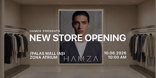 HAMZA \u2014 Opening at Palas Ia\u0219i | In the Heart of the Atrium |