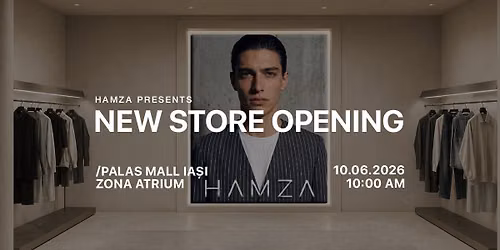 HAMZA \u2014 Opening at Palas Ia\u0219i | In the Heart of the Atrium |