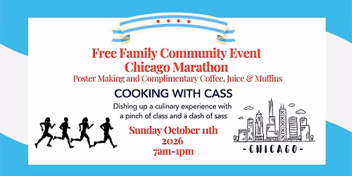 FREE Event Chicago Marathon Poster Making & Complimentary Coffee + Muffins