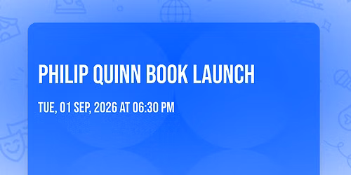 Philip Quinn book launch 