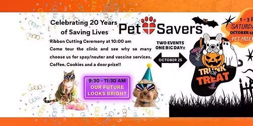 PetSavers 20th Anniversary Trunk or Treat