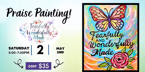 Praise Painting at Main Street Art Collective in Danville, VA!