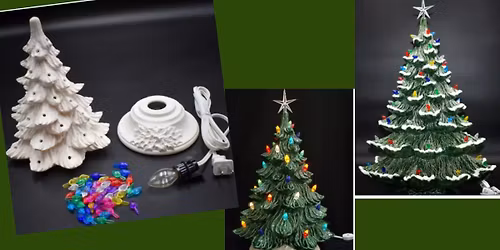 Ceramic Christmas Tree Workshops! Multiple Dates and Times-Click Ticket Link