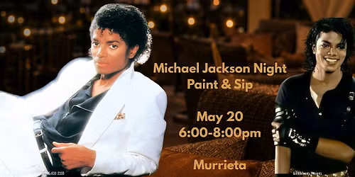 Michael Jackson Paint & Sip Sing-Along