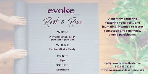 Root & Rise Yoga Workshop