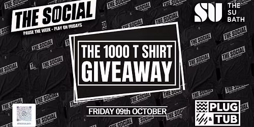 \u23f8\ufe0f The Social Fridays \u25b6\ufe0f | 1000 T Shirt Giveaway \ud83d\udc55