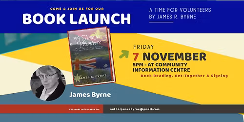 A Time For Volunteers book launch