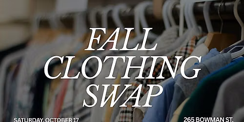 Fall Clothing Swap