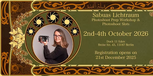 Sabuas Lichtraum in Berlin @ The Siren Project Teacher Training 2026