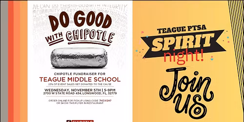 Spirit Night: Chipotle (Altamonte Springs)