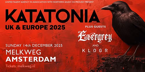 Katatonia \/ Evergrey \/ Klogr - Melkweg Amsterdam