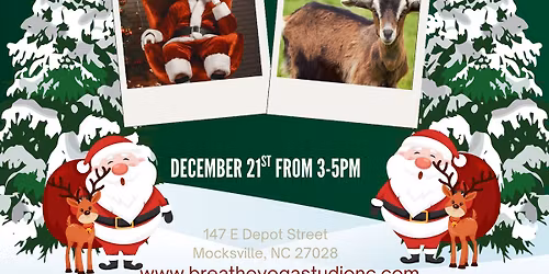 Pictures with Santa & Goats! \ud83c\udf85 \ud83d\udc10